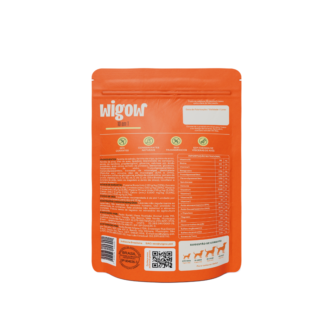 Suplemento Wigow Multivitamínico - 10 em 1 84g