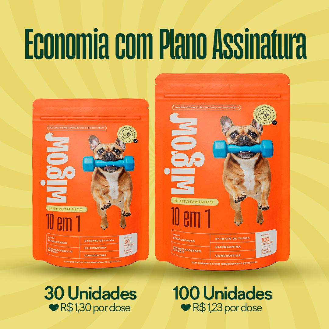 Wigow Multivitamínico 10 em 1 Embalagem Econômica 100 unidades
