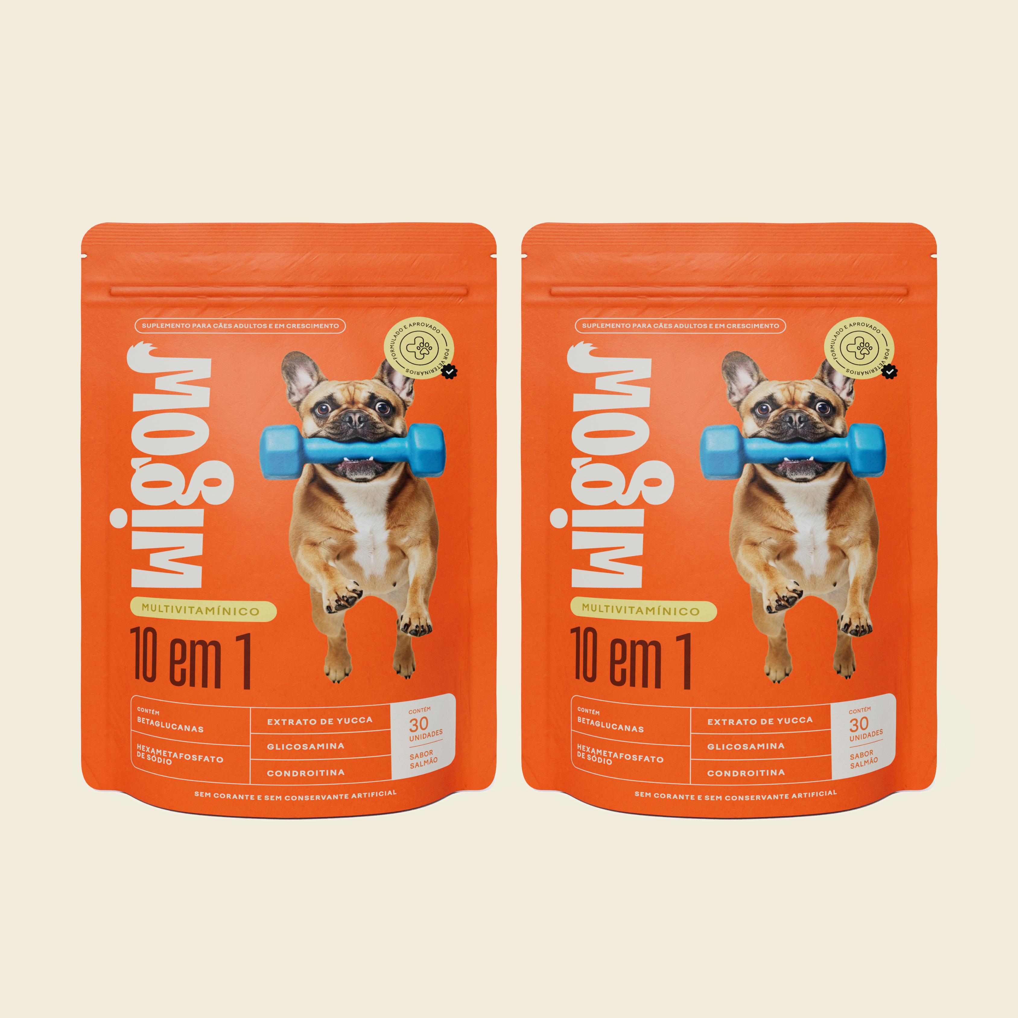 2 Suplementos Wigow Multivitamínico - 10 em 1 60 unidades