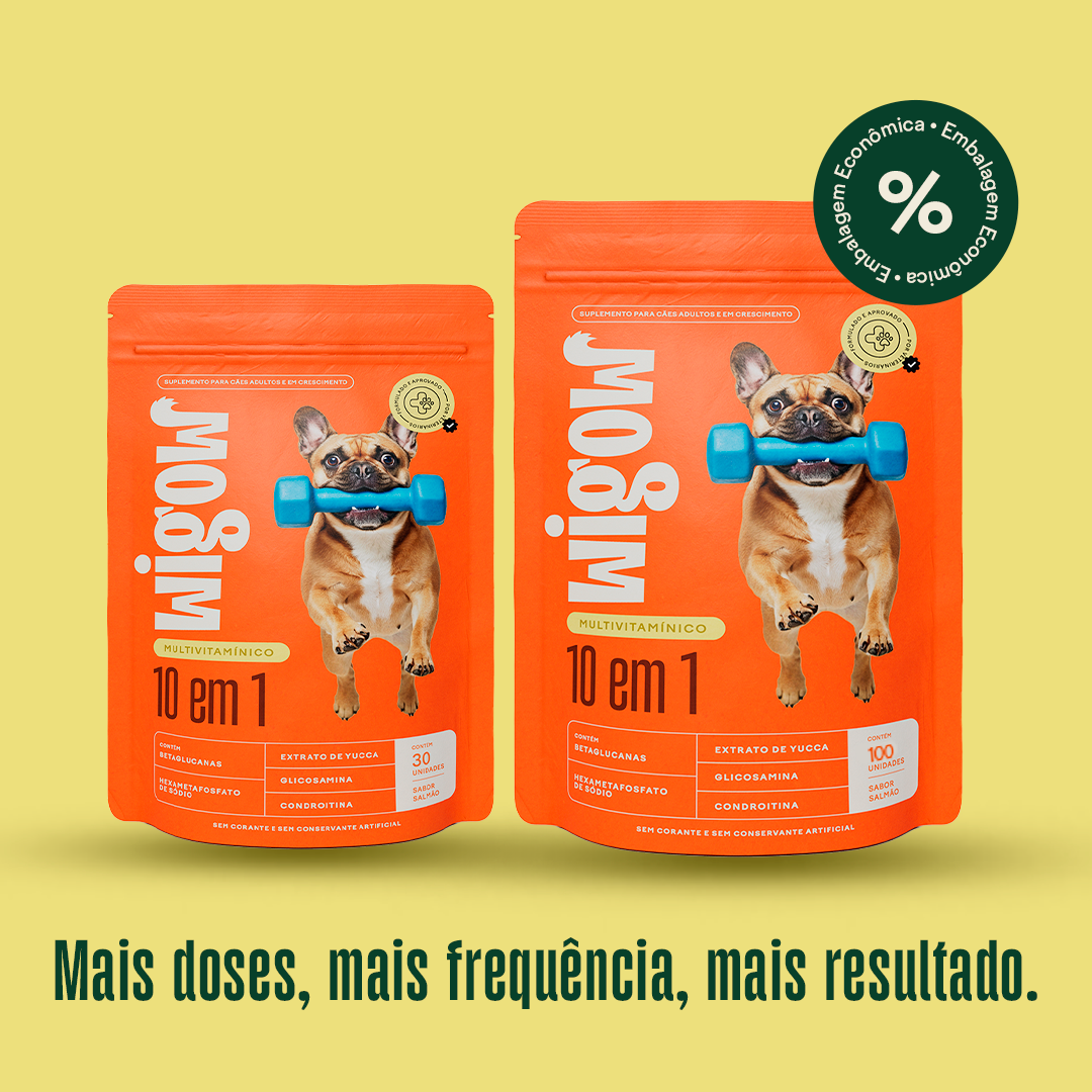 Wigow Multivitamínico 10 em 1 Embalagem Econômica 100 unidades