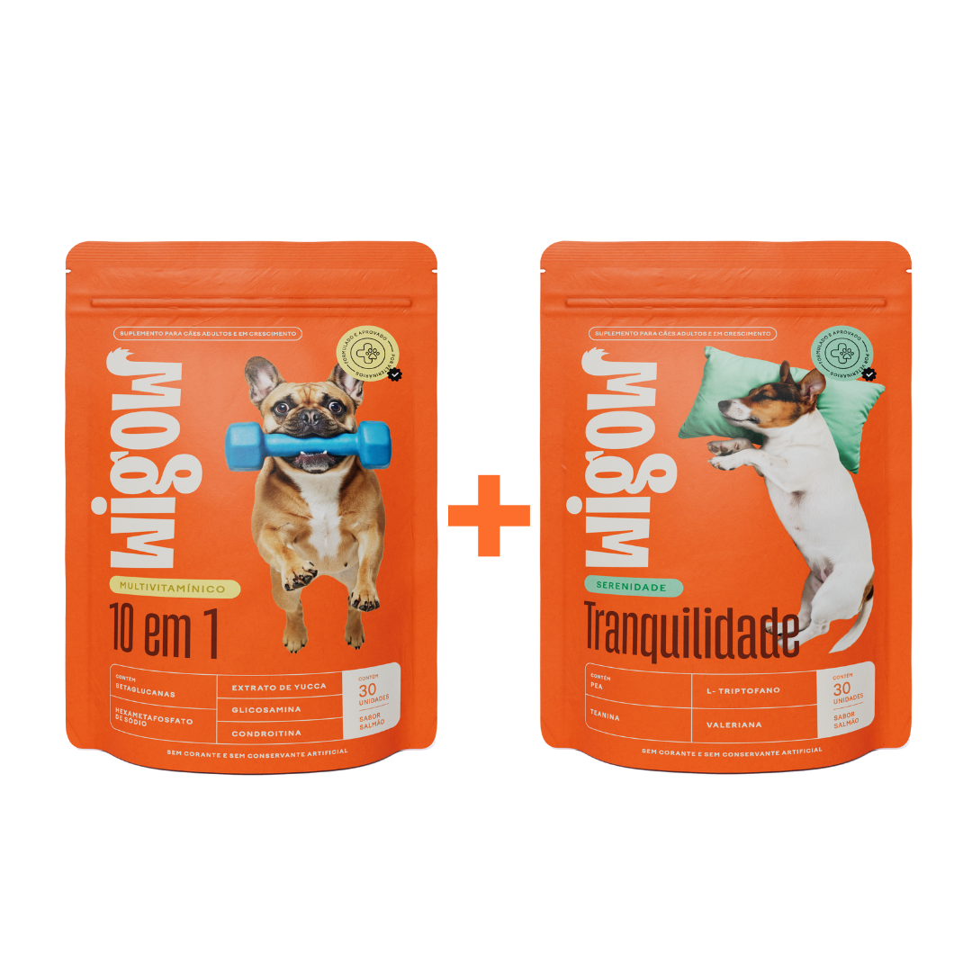 Suplemento Multivitamínico 10 em 1 + Suplemento Tranquilidade