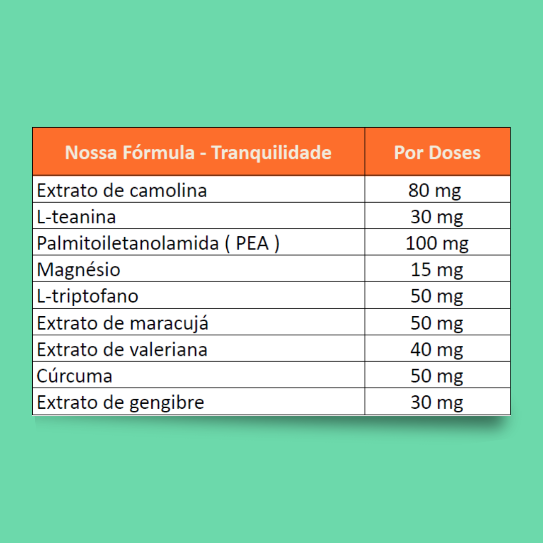 Suplemento Wigow Tranquilidade 84g