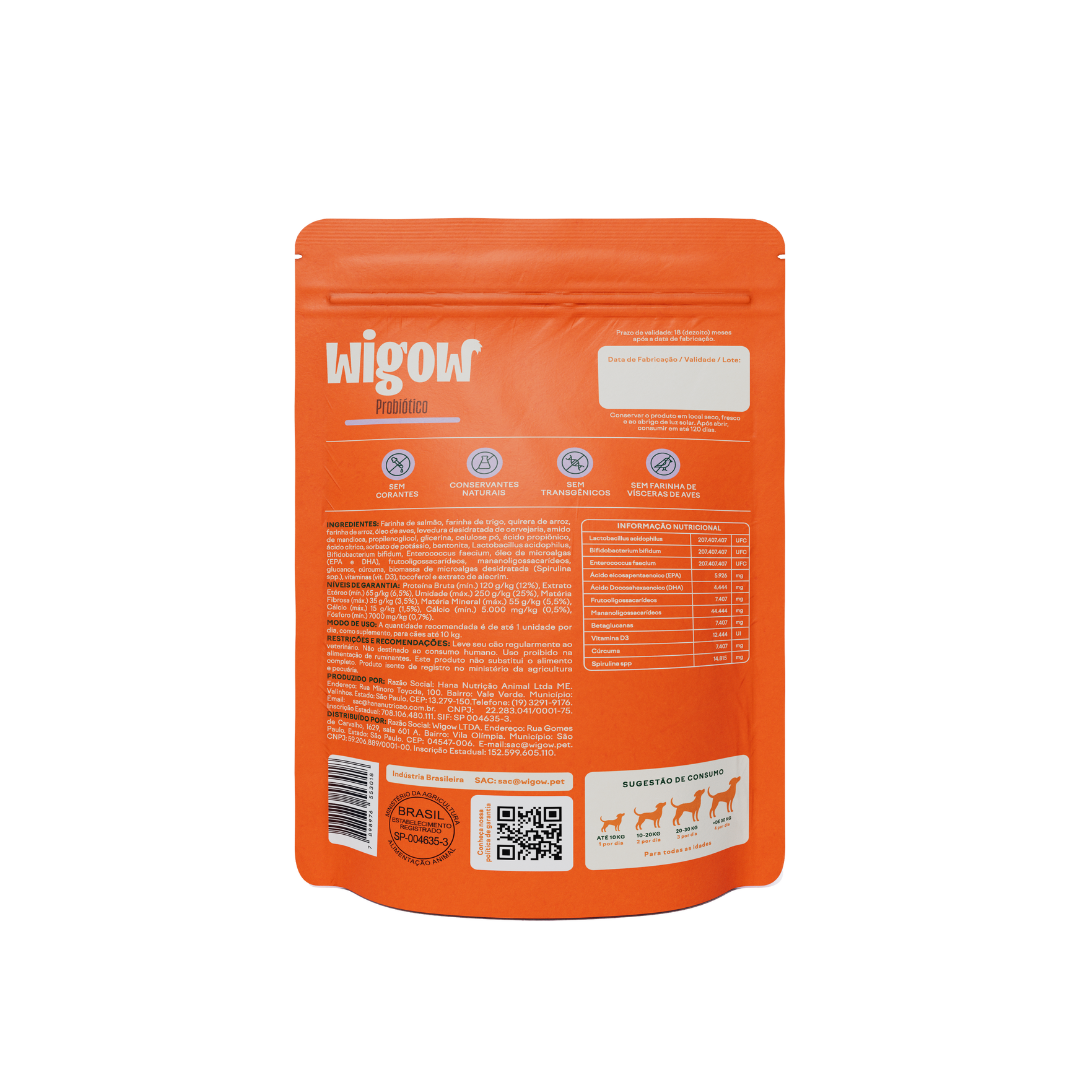 Suplemento Wigow Probiótico 84g