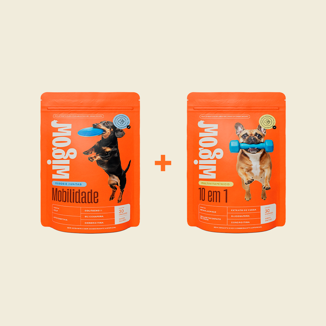 Kit Cão Idoso: Articulações + Vitaminas