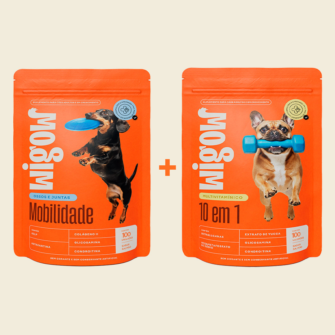 Kit Cão Idoso: Articulações + Vitaminas