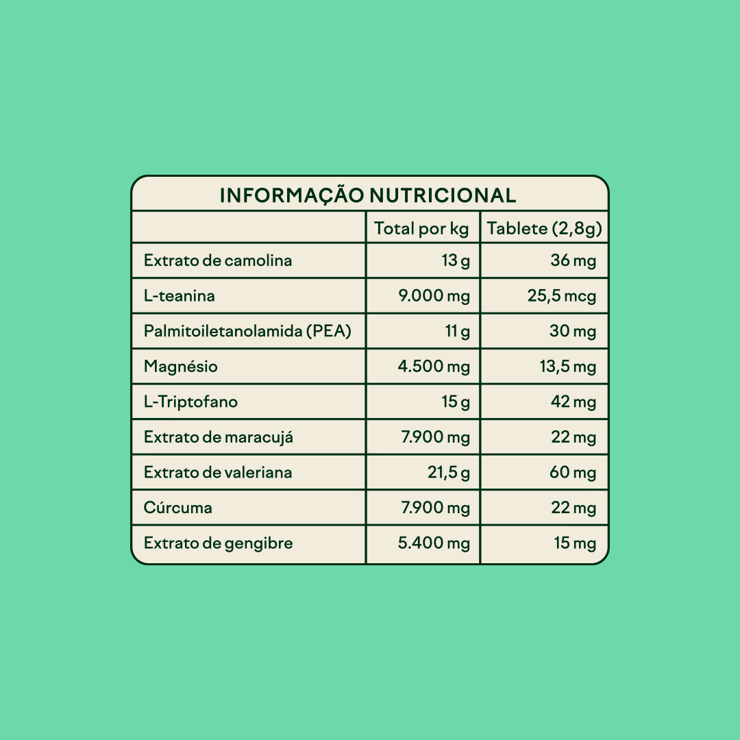 Suplemento Wigow Tranquilidade 30 unidades