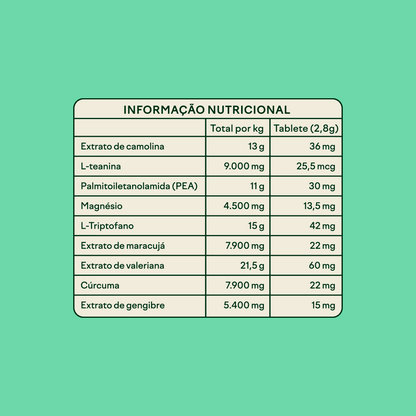 Suplemento Wigow Tranquilidade 30 unidades