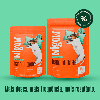 Wigow Tranquilidade Embalagem Econômica 100 unidades