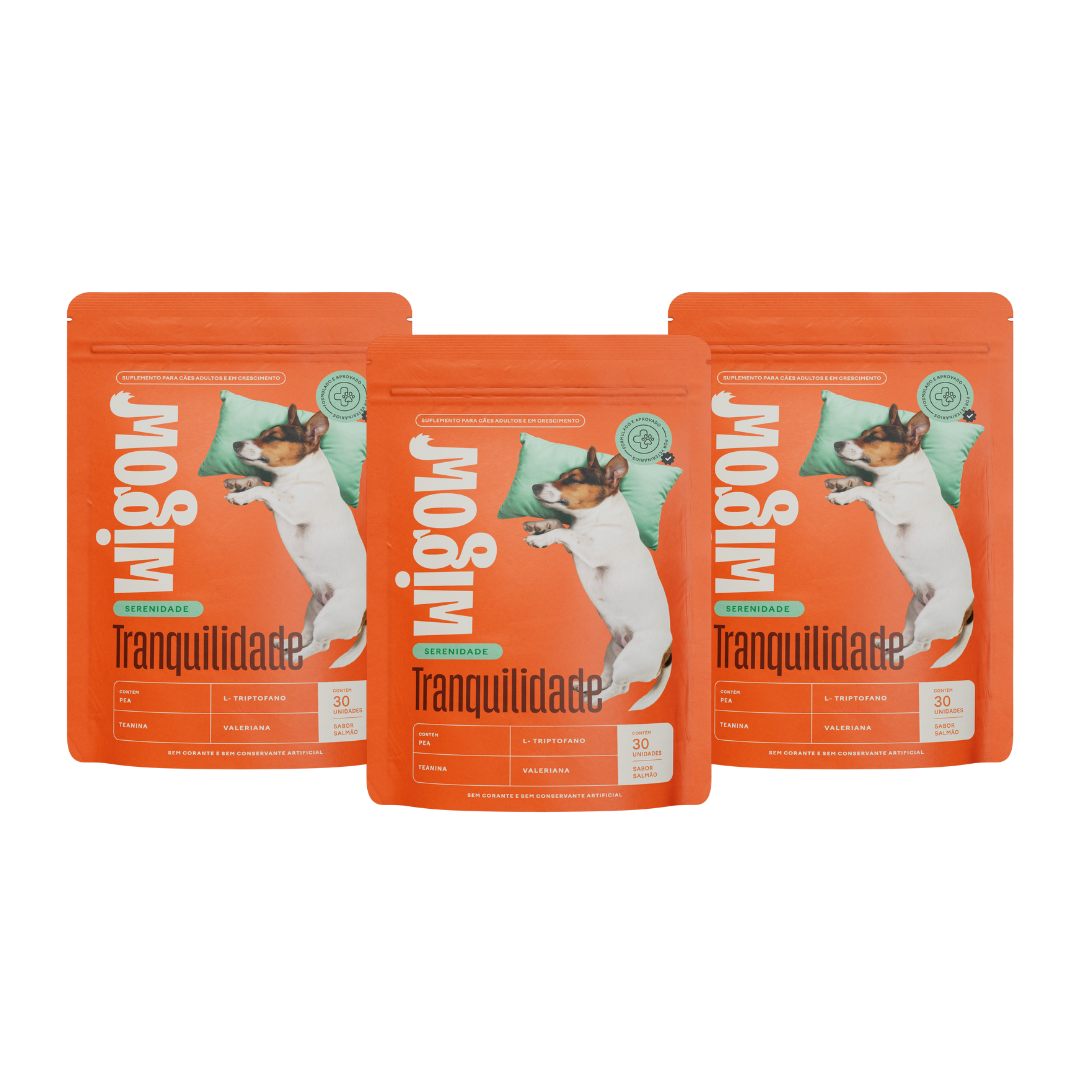 3 Suplemento Wigow Tranquilidade - 10 em 1 - 84g