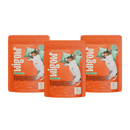 3 Suplemento Wigow Tranquilidade - 10 em 1 - 84g
