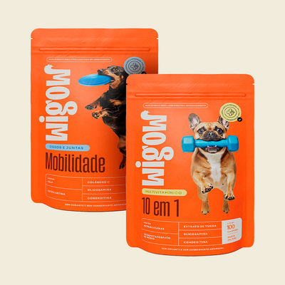 Kit Cão Idoso: Articulações + Vitaminas
