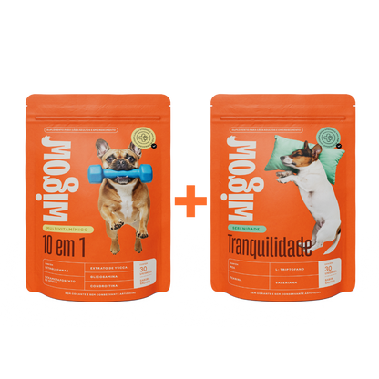 Suplemento Multivitamínico 10 em 1 + Suplemento Tranquilidade