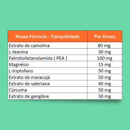Suplemento Wigow Tranquilidade 84g